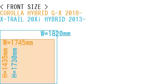 #COROLLA HYBRID G-X 2018- + X-TRAIL 20Xi HYBRID 2013-